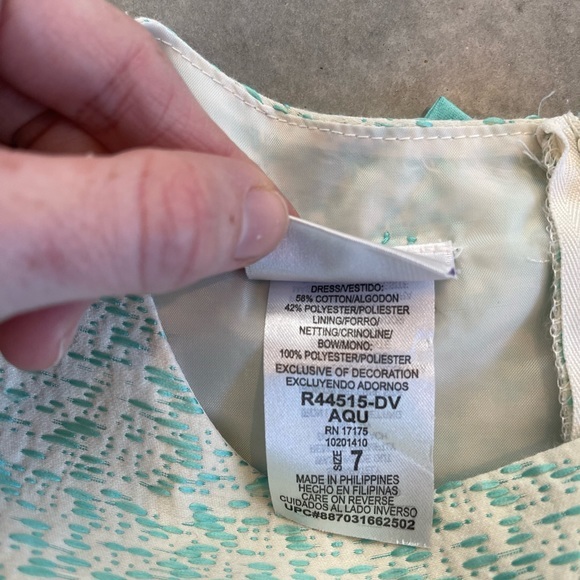 IRIS &IVY teal dress - Picture 4 of 5